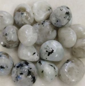 White Moonstone Tumbled Stones