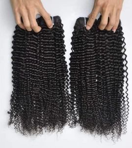 Deep Curly Human Hair Weft Bundle