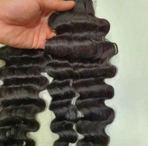 Raw Virgin Deep Wave Human Hair Bundles