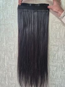 Silky Wavy Clip-In Human Hair Extension