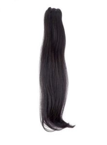 Straight Temple Human Hair Machine Weft