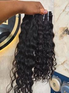 Virgin Curly Machine Weft Human Hair