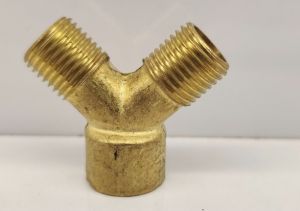 Brass Threaded Y Connector