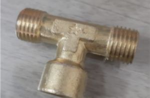 Threaded Brass Tee