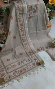 Ladies Silk Suit Material