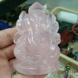 Rose Quartz Ganesha