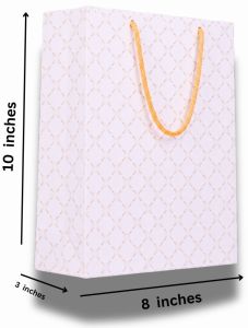 White Paper Gift Bag