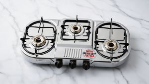 Three Burner Gas Stove Double Decker