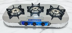 LPG Three Burner Gas Stove Hexa