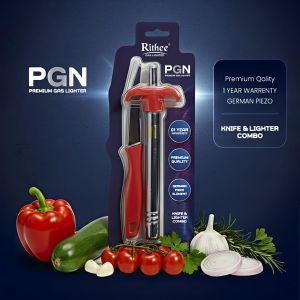 Pgn Gas Lighter with Knife & Peeler