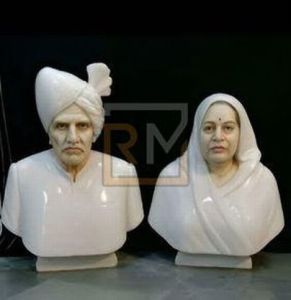 White Marble Human Statue