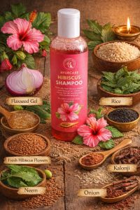 Hebiscus and Flaxseed Gel Shampoo