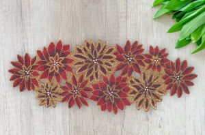 Handmade Colorful Beaded Table Runner