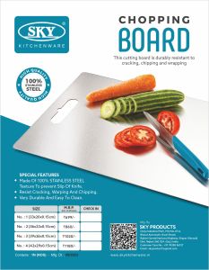 Chopping Board - S.s Thickness 1mm &AMP; 1.5mm ( code:- N09 - N12 ) ( Model no:- 1 to 4 )