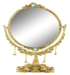 Aluminium Double Sided Golden Mirror Frame