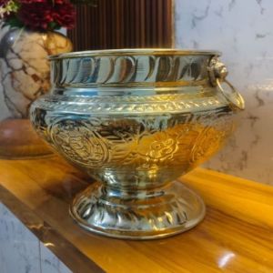 Brass Vintage Planter