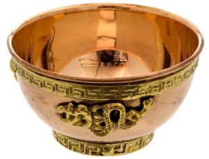 Copper Om Bowl