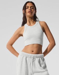 Grey High Neck Bra and Trouser Set