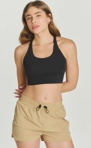Poly Spandex Sports Bra with Shorts