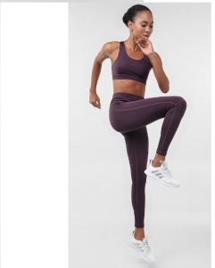Women Dark Purple Activewear Set