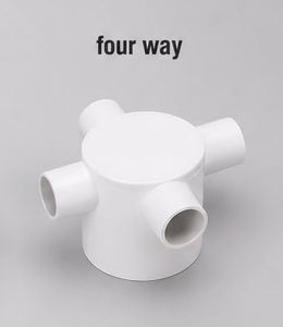 4 Way PVC Deep Junction Box