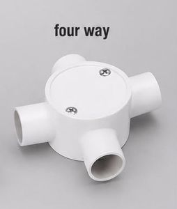 4 Way PVC Short Junction Box