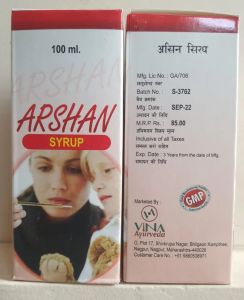 100 Ml Arshan Ayurvedic Anti Fever Syrup