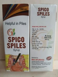 200 Ml Ria Ayurved Spico Spiles Syrup