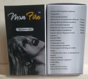 Ayurvedic Man Fire Wellness Capsules