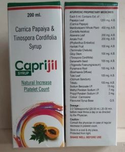 Caprijil Platelet Support Syrup