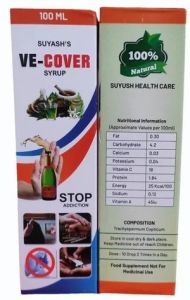 Herbal Ve-Cover De Addiction Syrup