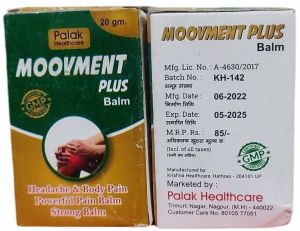 Moovment Plus Pain Balm