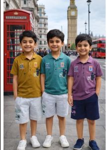 Kids Polo T-Shirt Set
