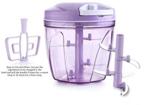 1000 Ml Somunita ABS Plastic Hand Vegetable Chopper
