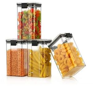 250ml Transparent Plastic Container Jar Set