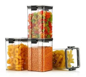 250ml Transparent Plastic Container Jar Set