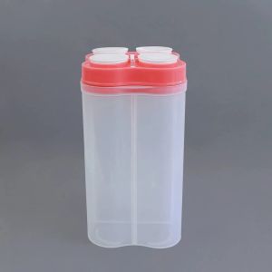 4 Section Plastic Food Storage Container