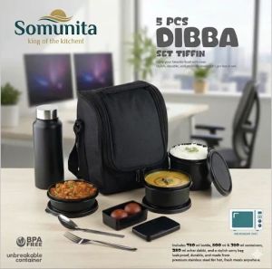 5 Piece Luch Box Set