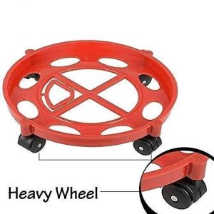 Easily Movable LPG Gas Cylinder Stand Trolley