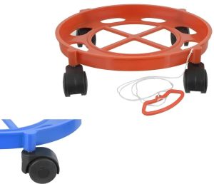 Easily Movable LPG Gas Cylinder Stand Trolley