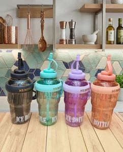 Fruit Infuser Detox Ice Cream Theme Sipper Bottle
