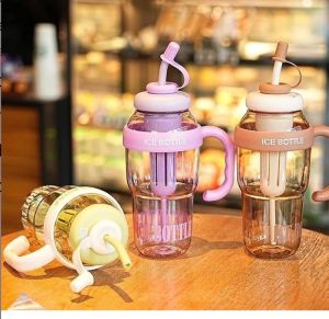 Fruit Infuser Detox Ice Cream Theme Sipper Bottle