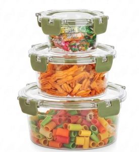 Lock And Seal Oring Airtight Containers Set
