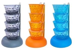 Plastic Pickle Spice Tower Kitchen Container Set