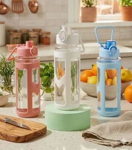 Rocket Kawaii Water Bottle