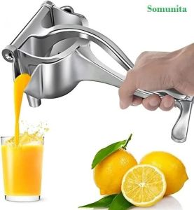 Somunita Aluminium Silver Hand Press Fruit Juicer