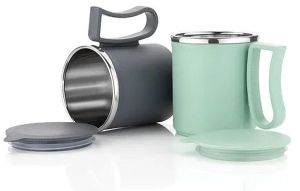 Somunita Coffee Mug With Lid Insulated Stainless Steel