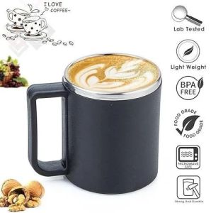Somunita Coffee Mug With Lid Insulated Stainless Steel