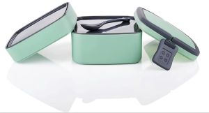 Square Double Layer Airtight Lunch Box