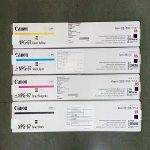Canon Npg 67 Toner Cartridges Full Set